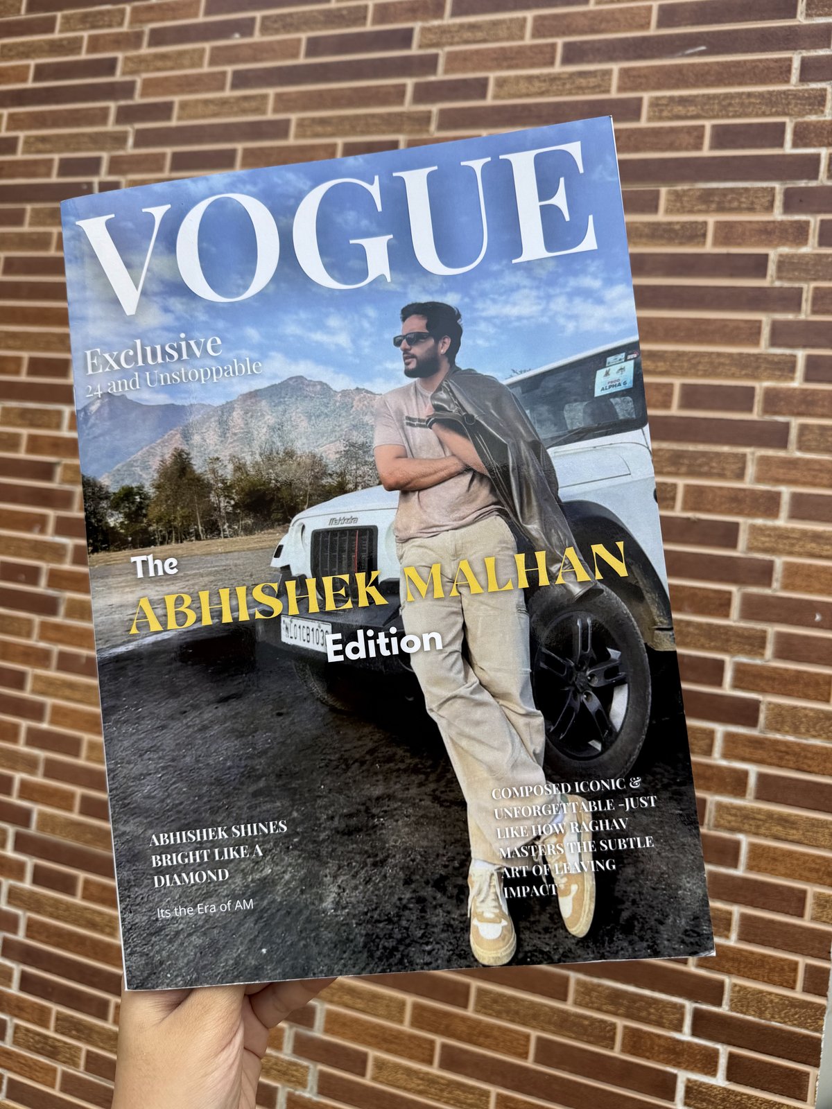 Vogue magazine cover